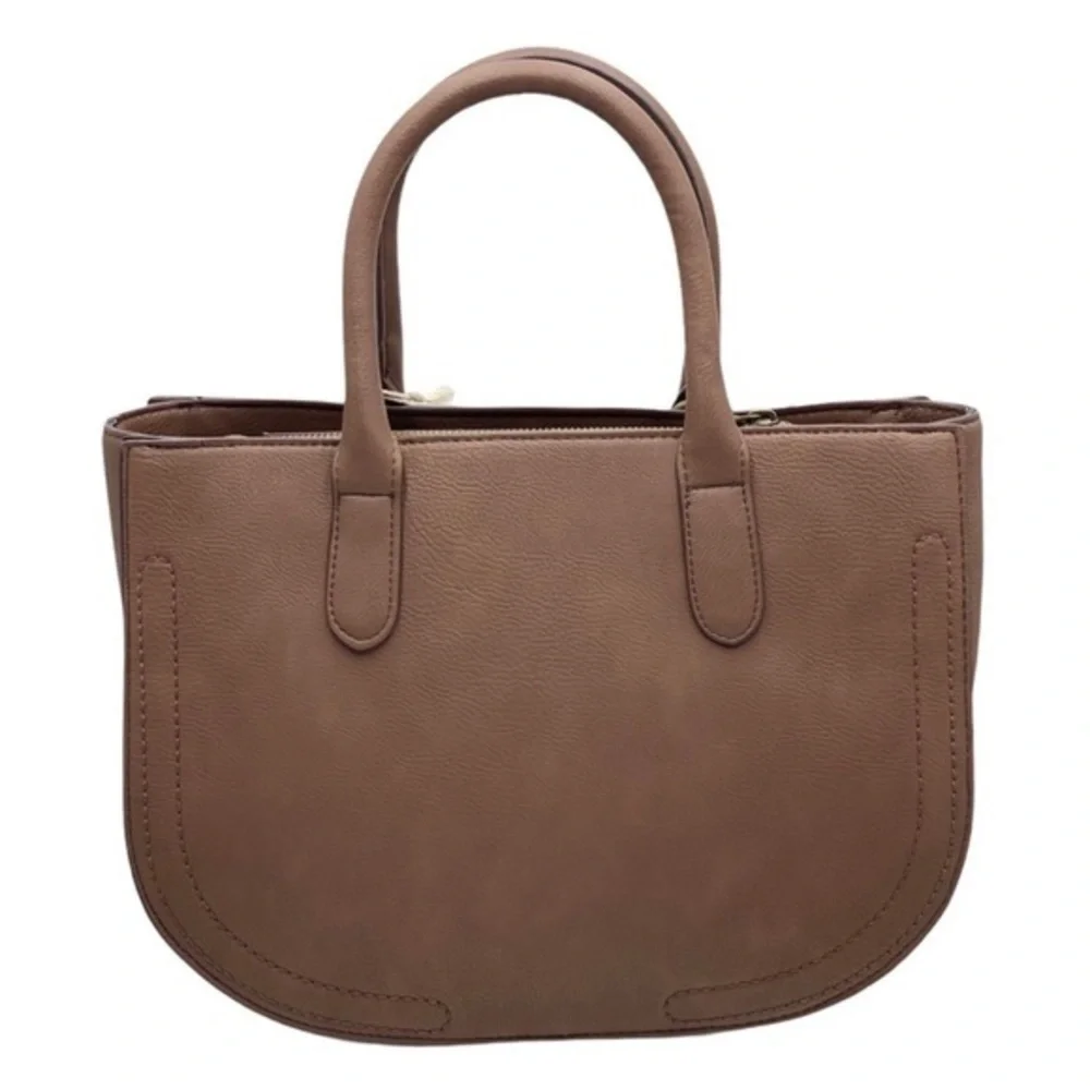 Universal Thread Halfmoon Cute Brown Satchel Handbag NWT